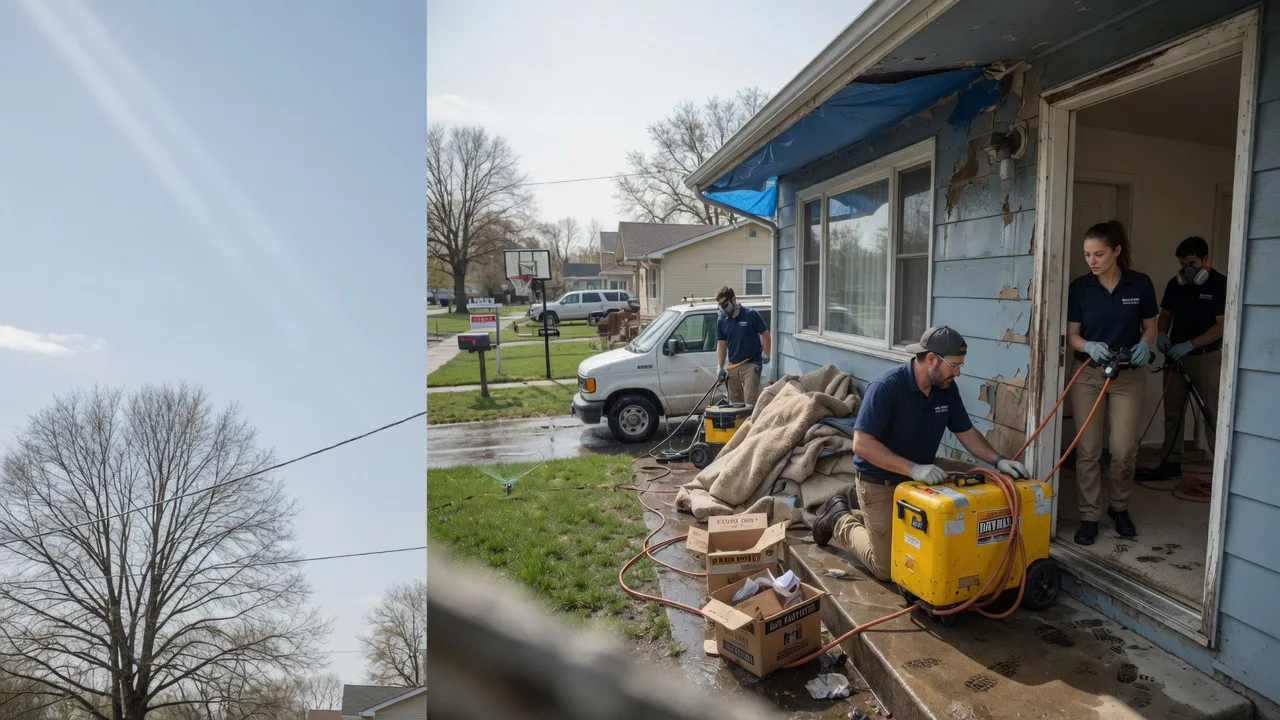 Basement Flood Cleanup in Oakland, IA near me